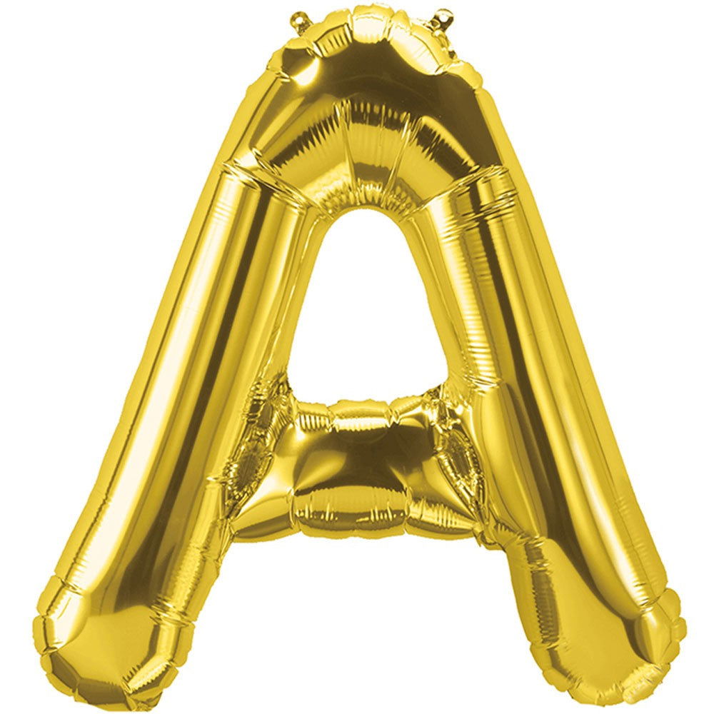 16-Inch "A" Letter Foil Balloon