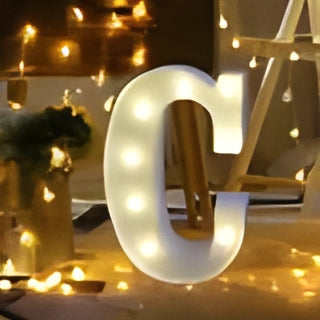 "C" – LED Marquee Light-Up Sign