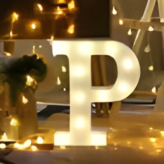 "P" – LED Marquee Light-Up Sign