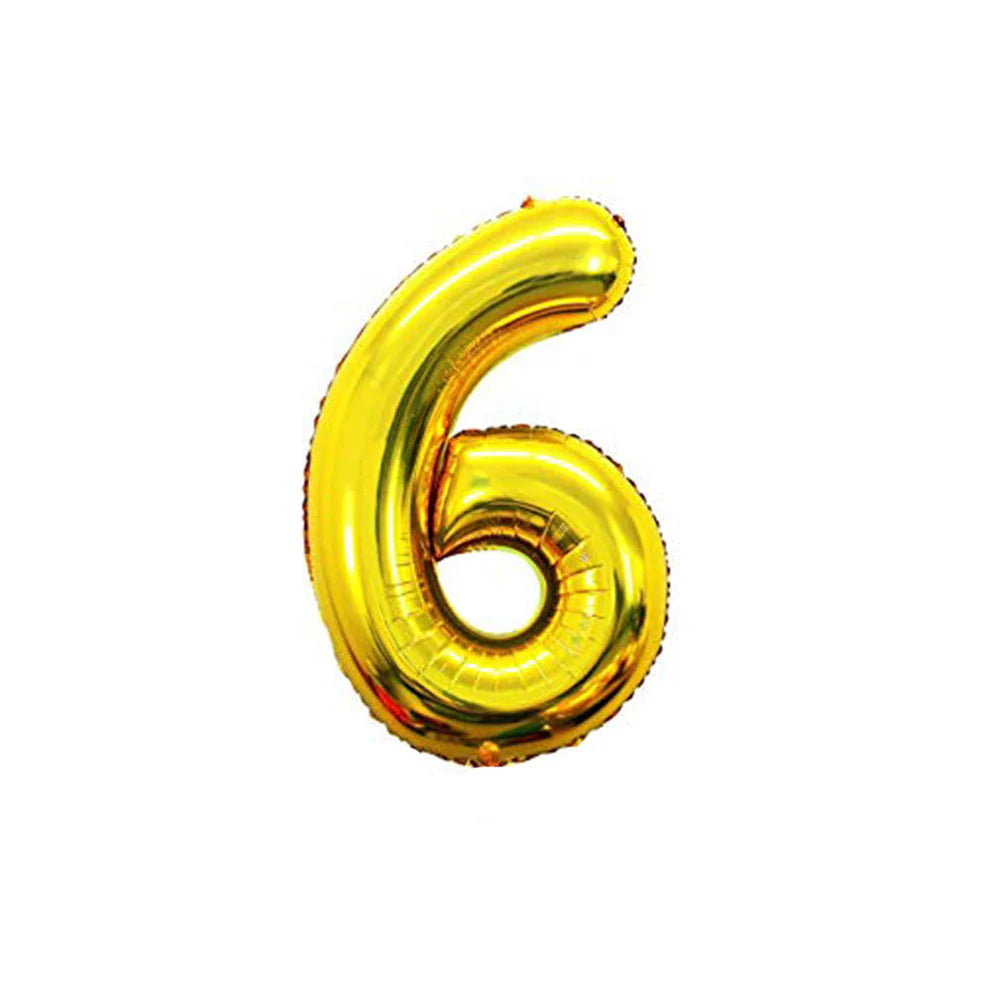 6  Num Foil Balloon