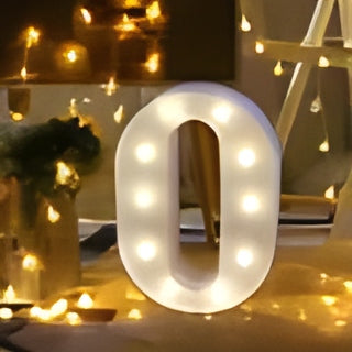 "O" – LED Marquee Light-Up Sign