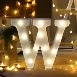 "W" – LED Marquee Light-Up Sign