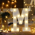 "M" – LED Marquee Light-Up Sign