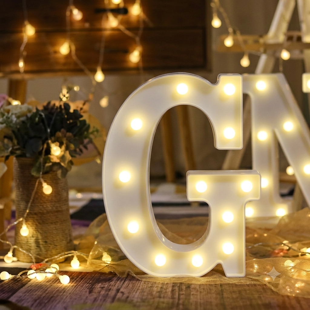"G" – LED Marquee Light-Up Sign