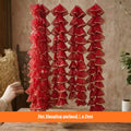 Net Hanging garland | 6 Feet | Pack of 12 | For | Mehndi, Mayyun, Wedding Decoration |