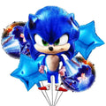 Sonic Foil Balloons 5 Pcs Set