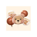 Teddy Bear Foil Balloon Set