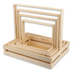 Wooden Baskets Set of 5
