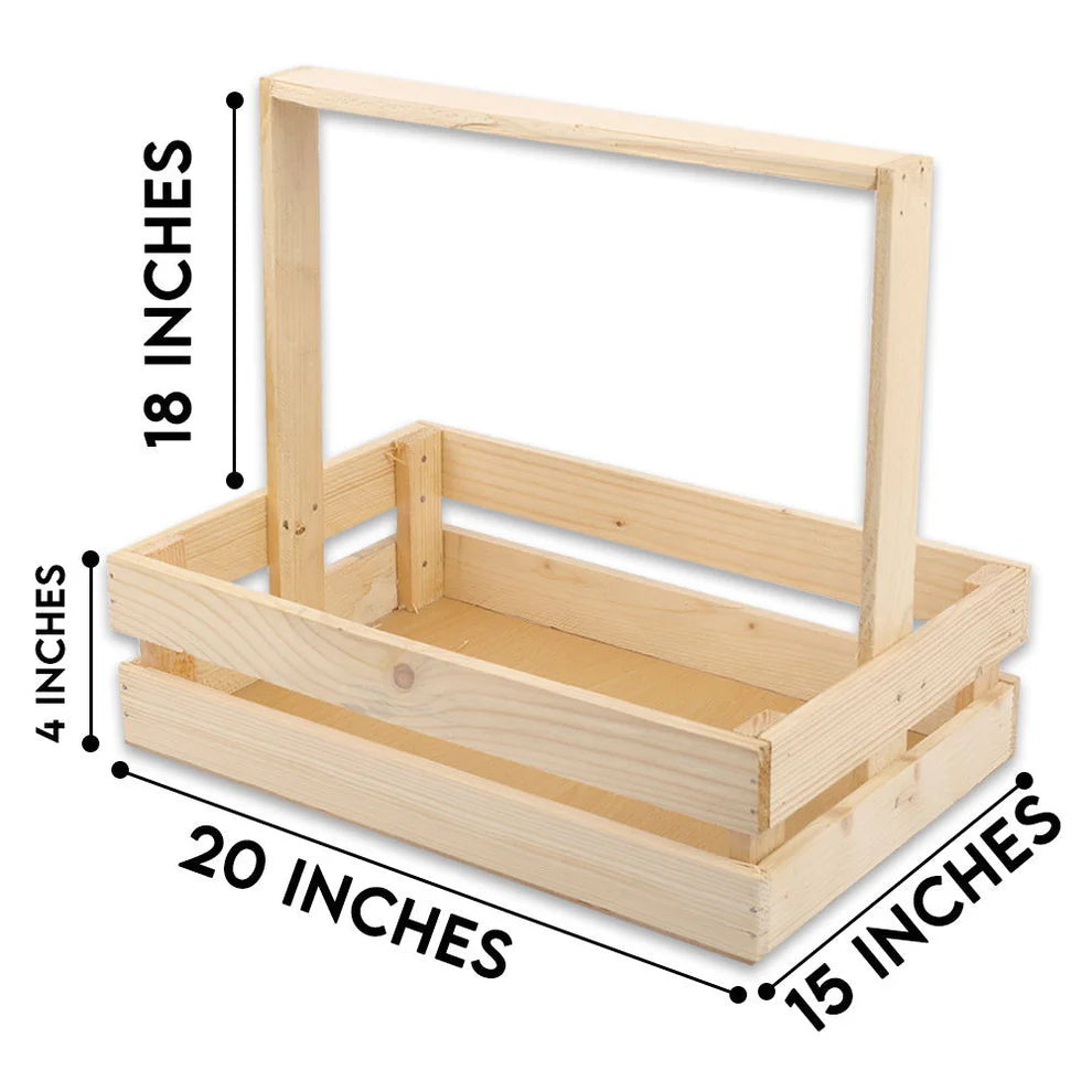 Wooden Baskets Set of 5
