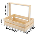 Wooden Baskets Set of 5