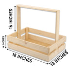 Wooden Baskets Set of 5