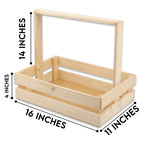 Wooden Baskets Set of 5