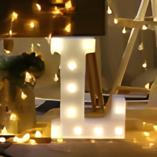 "L" – LED Marquee Light-Up Sign
