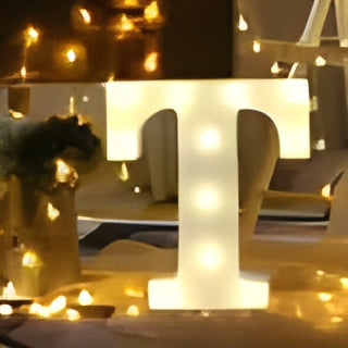 "T" – LED Marquee Light-Up Sign