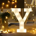 "Y" – LED Marquee Light-Up Sign