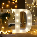 "D" – LED Marquee Light-Up Sign